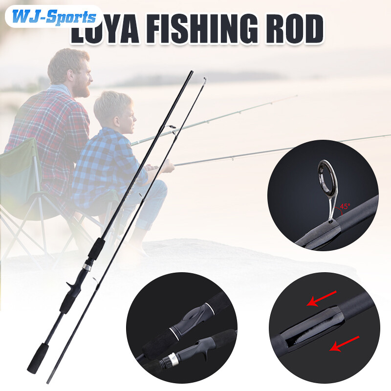 1.6/1.8/2.1m Spinning/Casting Fishing Rod Strong Bearing Ceramic Guide Ring Non Slip EVA Handle Scratch Resistant Fishing Rod