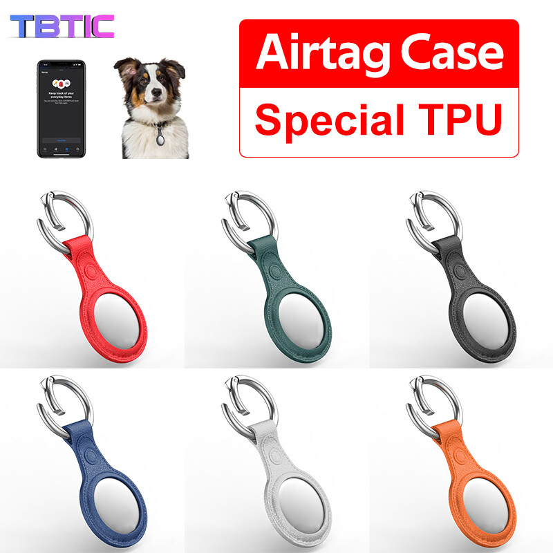 Apple Airtag Airtags Case Airtags Accessories Airtag Loop Cover Liquid Silicone Protective Case Sleeve Phone Finder Case Anti-Lost Stainless Steel With Carabiner Keychain Airtag Protector Bluetooth Wireless Location Tracker Protector 6 Colors