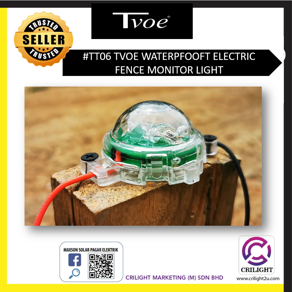 Crilight Tvoe Electric Fence Monitor Light TT06 Lazada