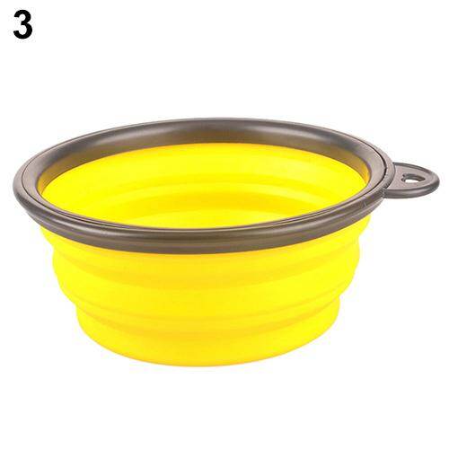 Huanhuang® Silicone Travel Dog Bowl Collapsible Premium Quality Food Water Pet Travel Bowl