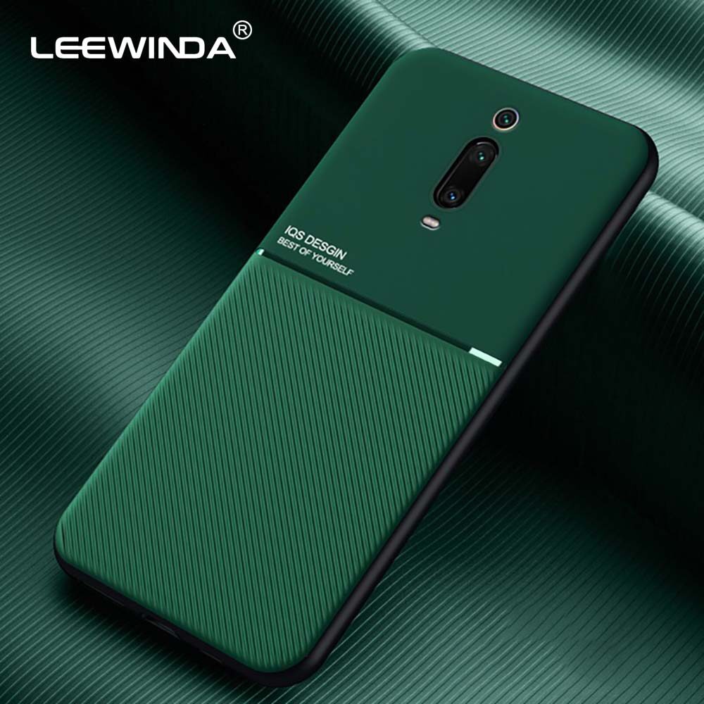 LEEWINDA For Xiaomi Redmi K20 K30 Phone Case , Luxury Rubbed Pattern Shell Twill Ultra-thin Soft shell for Redmi Note 8 Pro