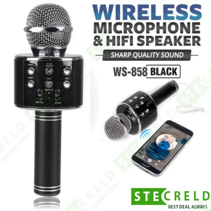 wireless microphone hifi speaker wster