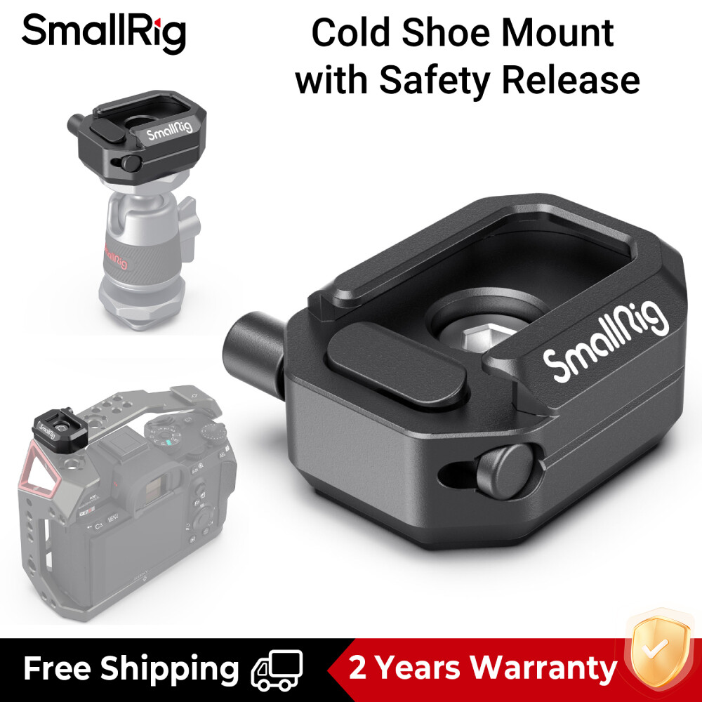 SmallRig Bộ chuyển đổi đế gắn giày lạnh đa năng có chốt an toàn cho đèn LED Micro lồng máy ảnh 2797