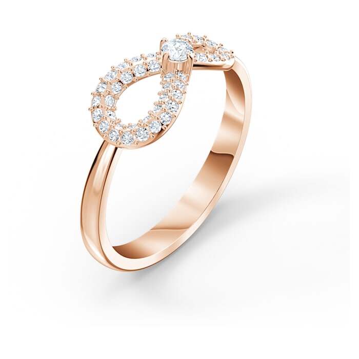 Ring Elegant Temperament Personality Number 8 Bow Ring Female Bow Ring for Gift