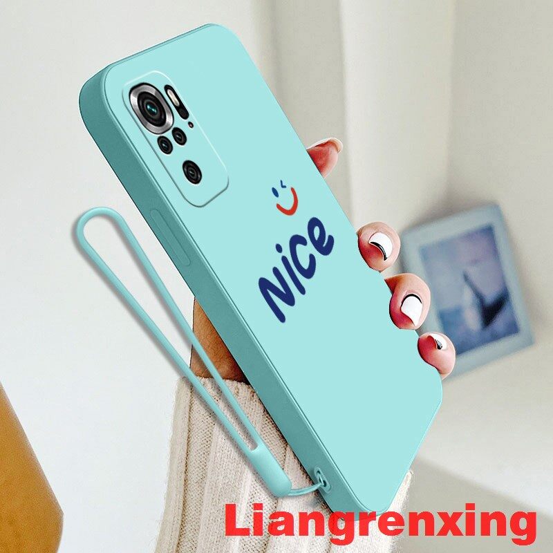 ốp lưng ốp lưng Vỏ Redmi Note 10 4g Xiaomi Redmi Note Redmi Note 10S Redmi Note 10 Pro 4G Vỏ điện thoại softcase Silicone lỏng bảo vệ mịn vỏ Cản Sốc chống sốc thiết kế mới ytnc01 viền vuông cute đẹp viền vuông cute