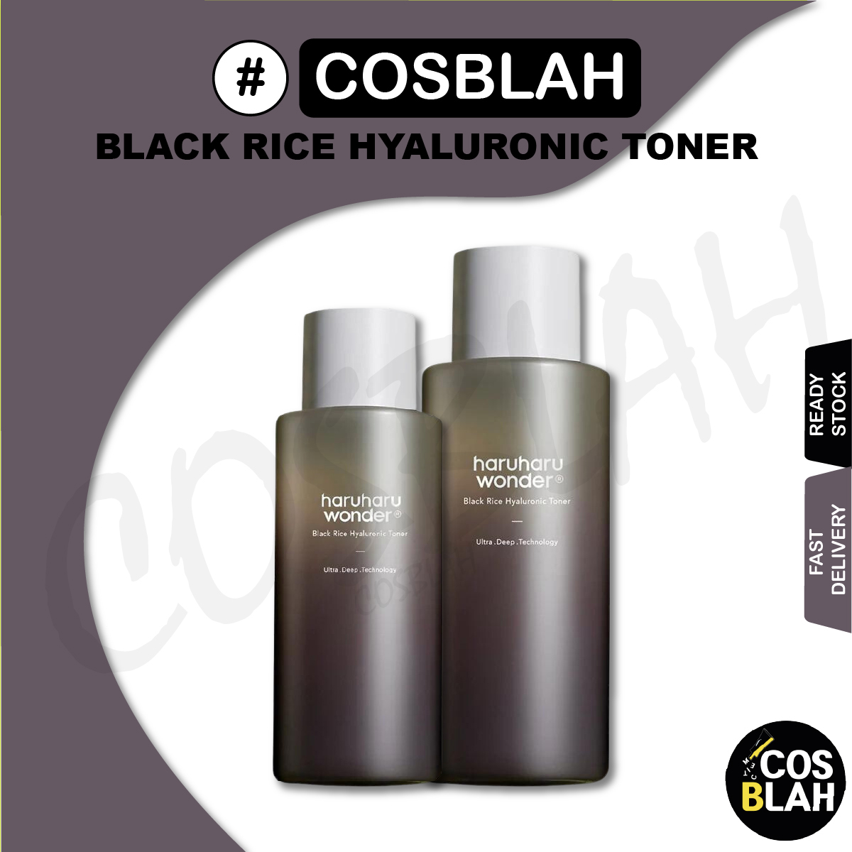 [Haruharu] Nước Hoa Hồng WONDER Black Rice Hyaluronic 150/300Ml