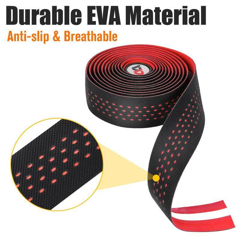 2pcs Breathable Anti-slip Road Bike Bicycle Handlebar Bar Tapes Belt Wrap Grip