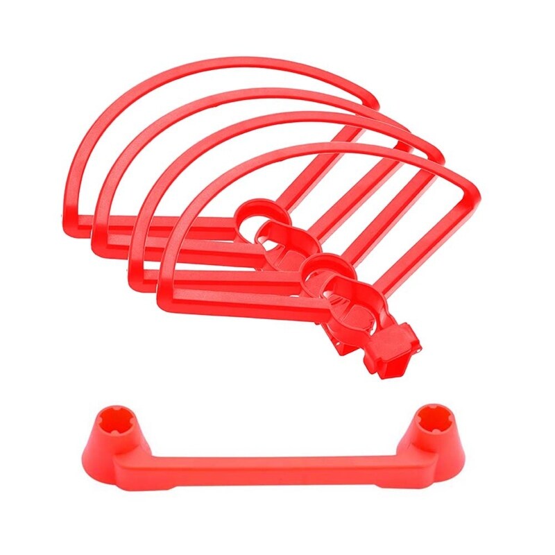 for Mavic Mini Quick Release Anti-Collision Protective Ring Propeller Guards Remote Control Rocker Protector for Mavic Mini Drone(Red)