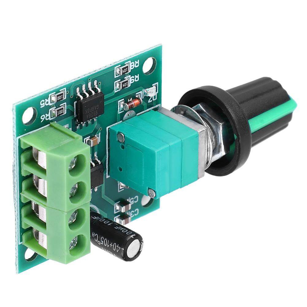 DC 1.8-12V 2A Low Voltage Electric Motor Speed Controller PWM Motor Speed Regulator Tool Equipm