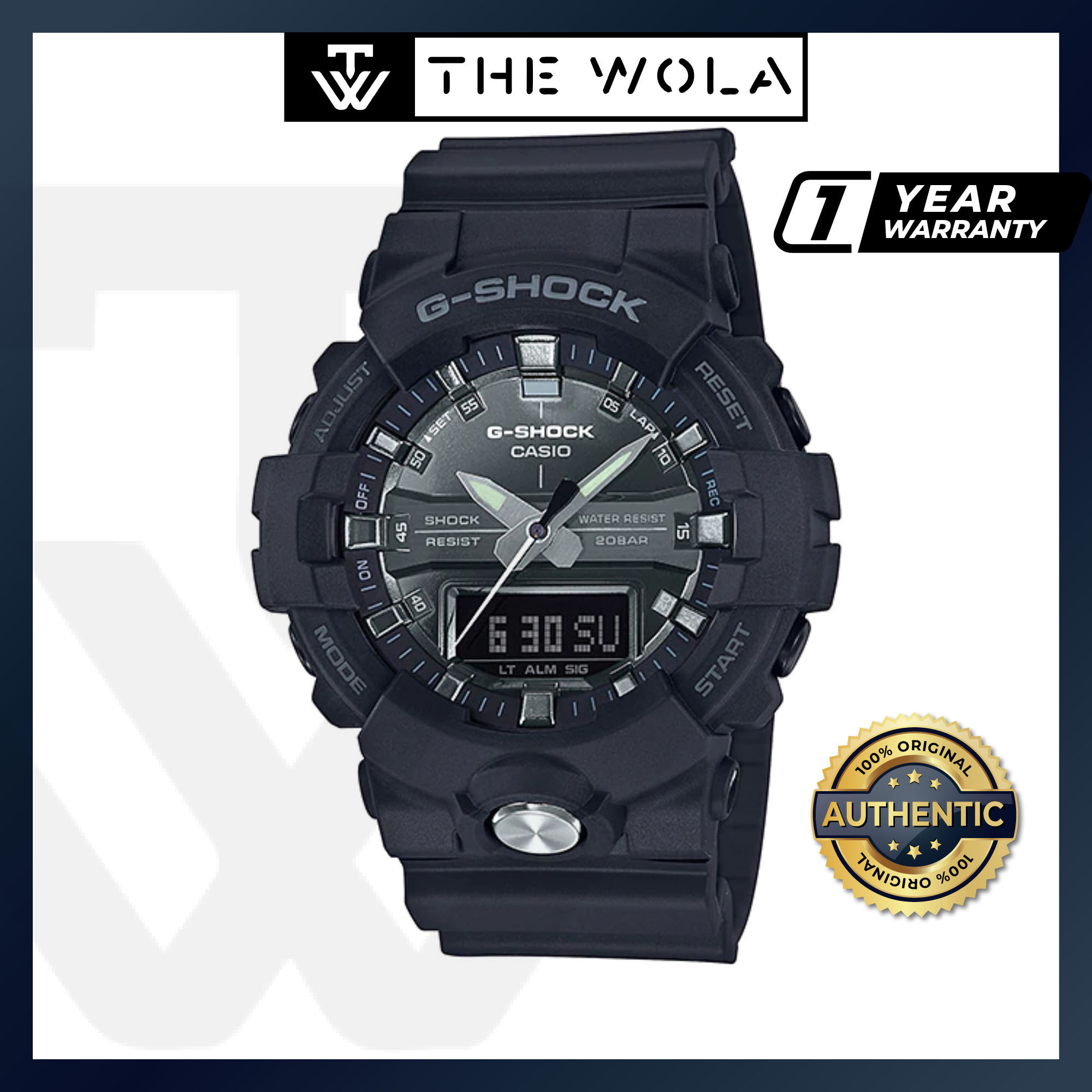 100% Original G Shock] Casio G-Shock Men's Analog-Digital GA-810MMA-1ADR  Black Resin Band Sport Watch (watch for man / jam tangan lelaki / g shock  watch for men / g shock watch /