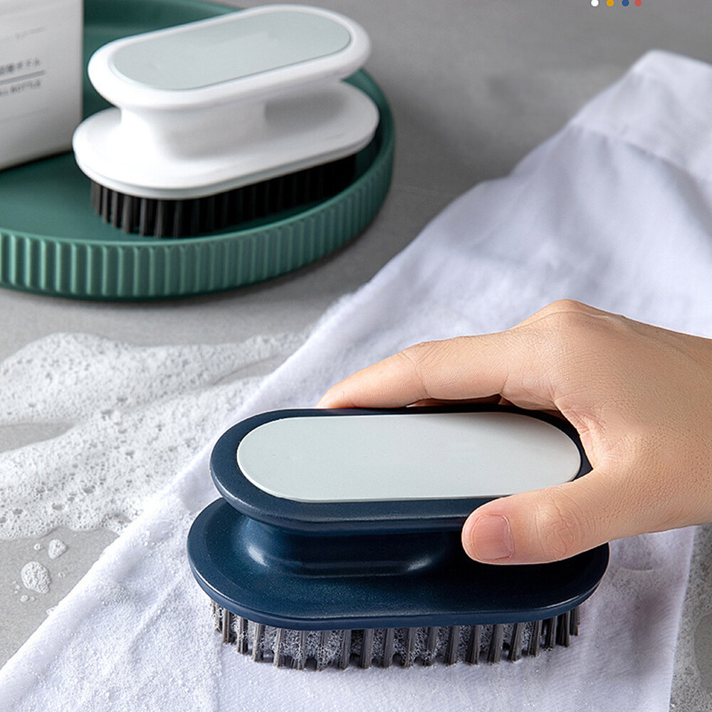 Uareliffe Cleaning Brush With Handle Magic Wipe Kitchen Sink Pool Brush Bathroom  Kitchen Cleaner Multi-purpose Brush Long Bristles PP Handle For House Work Intensive Bristles Comfort Handle For Home