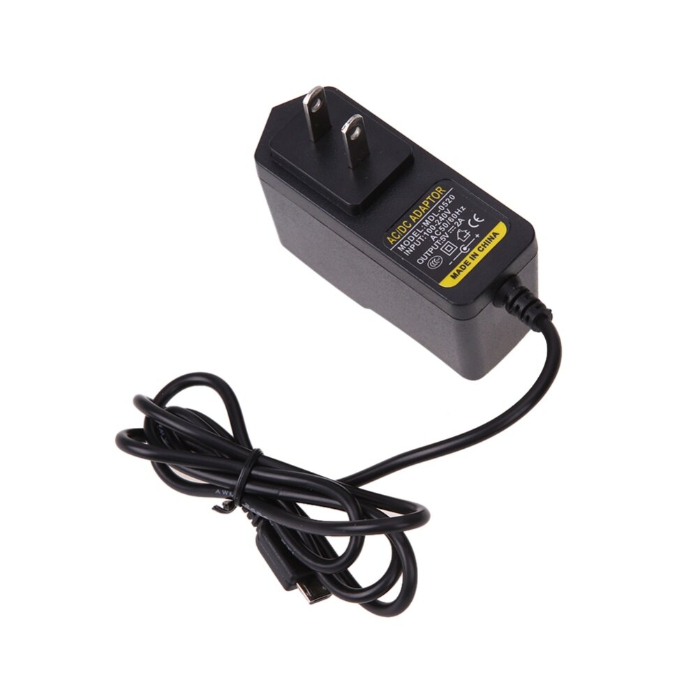 Bộ Chuyển Đổi Nguồn Micro USB Từ Mỹ Sang DC 5V 2A Dành Cho Máy Tính Bảng Windows Android