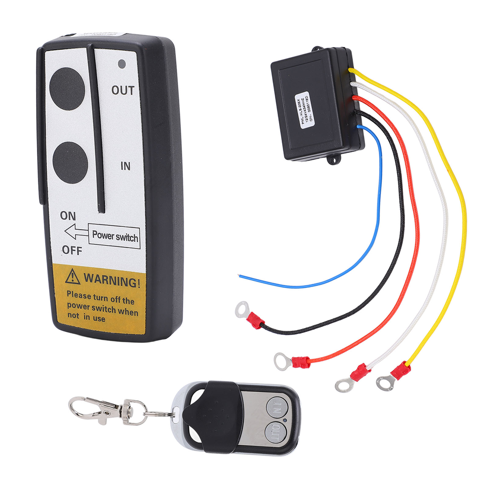 Tời Không Dây Điều Khiển Từ Xa Bộ Thu Từ Xa DC12V 24V Với Chìa Khóa Cho Cửa Nhà Để Xe Thuyền