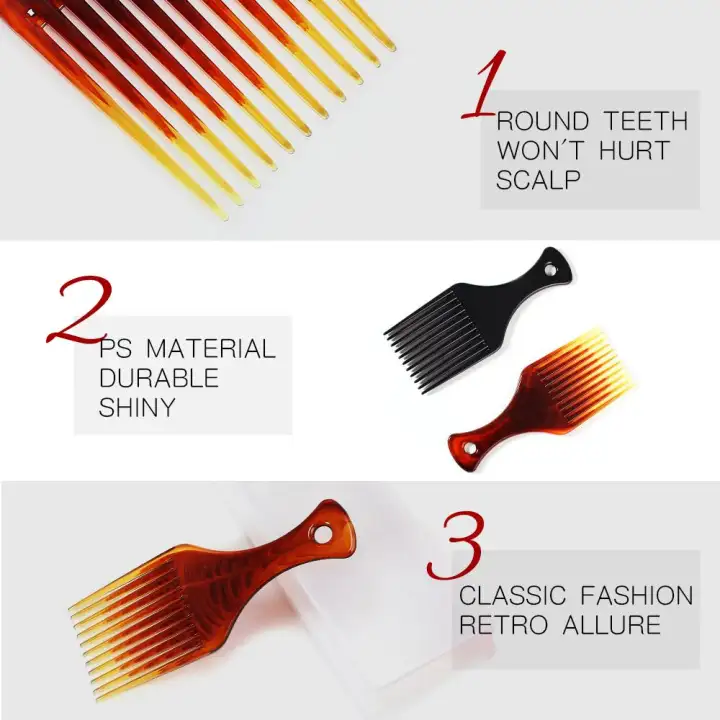 round hair pick