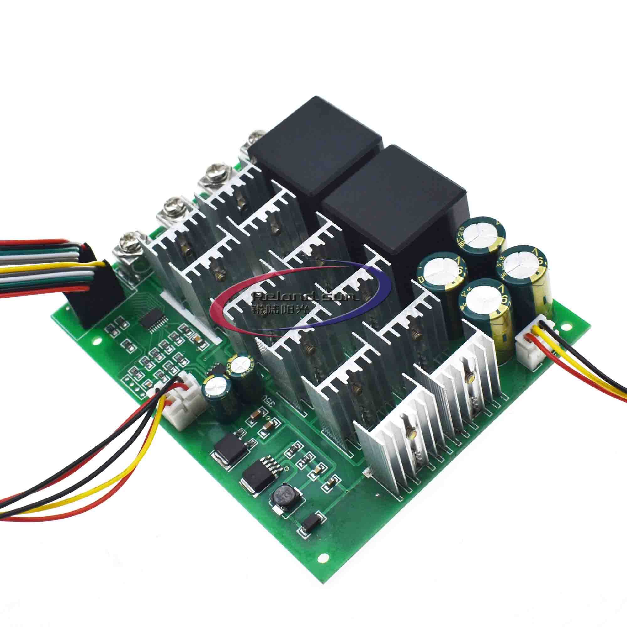 1 Cái 60A 10-55V Màn Hình Kỹ Thuật Số PWM Module Điều Khiển Tốc Độ Chuyển Tiếp Reversal 0 ~ 100% Động Cơ DC Có Thể Điều Chỉnh 12V 24V 36V 48V MAX 100A
