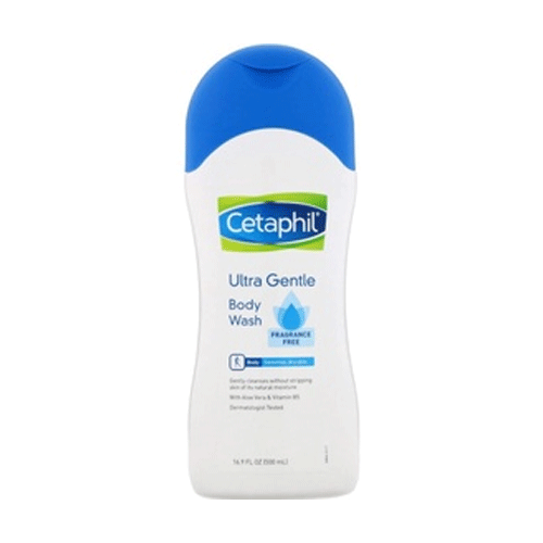 Cetaphil Ultra Gentle Refreshing Body Wash Fragrance free 400ml, 1L