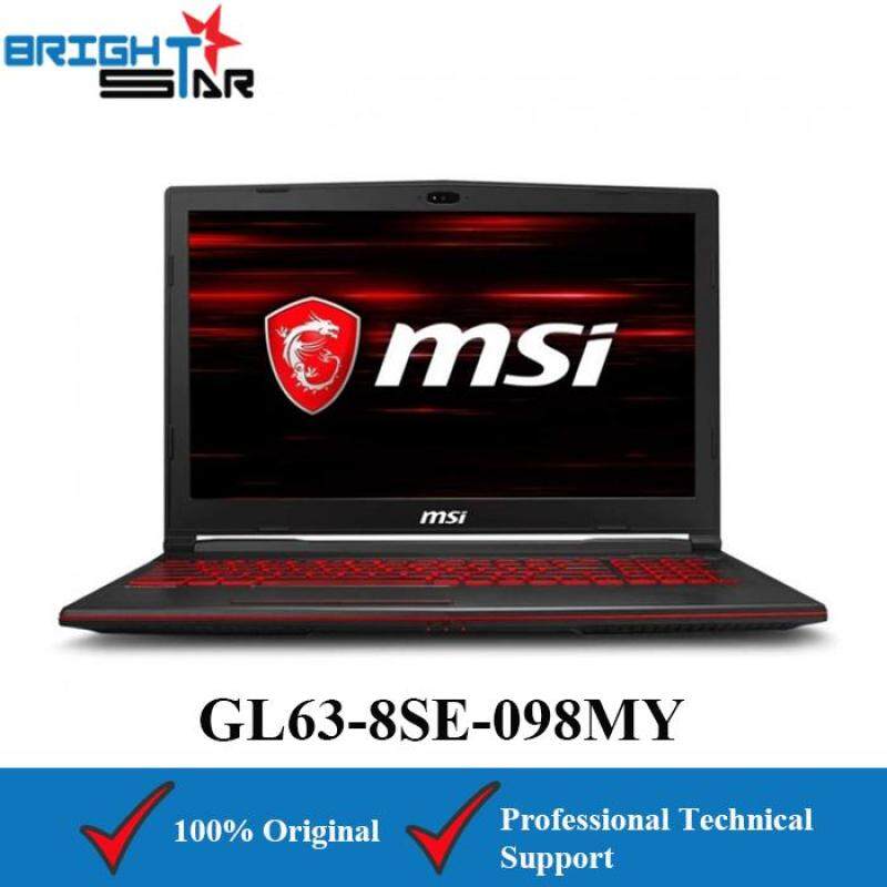 MSI GL63-8SE-098MY (Intel I7-8750H/8GB/1TB HDD+256GB SSD/RTX2060 6GB/15.6Inch) Malaysia