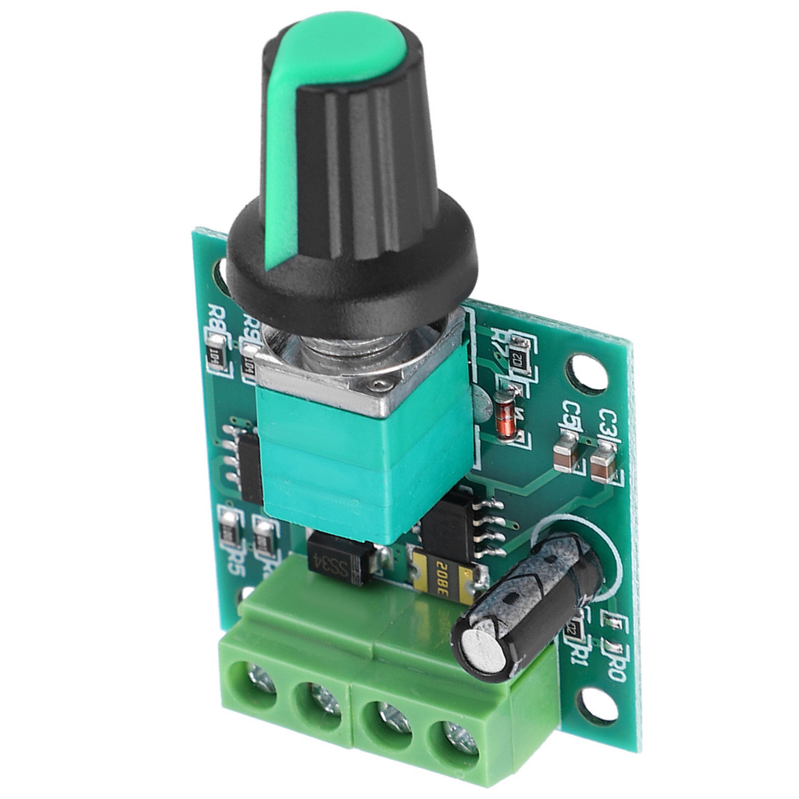 DC 1.8-12V 2A Low Voltage Electric Motor Speed Controller PWM Motor Speed Regulator Tool Equipm Low Voltage DC 2A PWM Motor Speed Governor Speed Switch