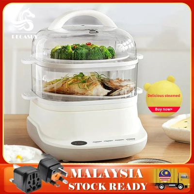 Bear electric steamer 6L multifunctional household small double-layer steamer breakfast machine large capacity automatic power-off steamer