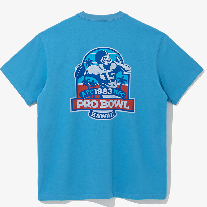 Newera short-sleeved T-shirt, round neck, loose and versatile men's and women's beach punches
