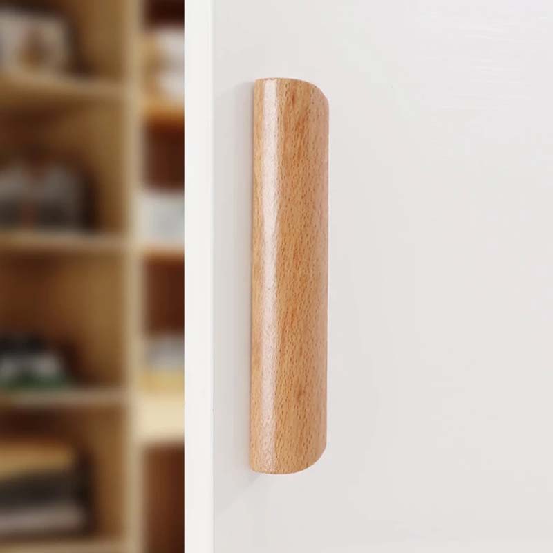 u2y7 1PC Dresser Pulls Handles Knobs Baside Beech Wooden Drawer Knobs Furniture Handles Cabinets