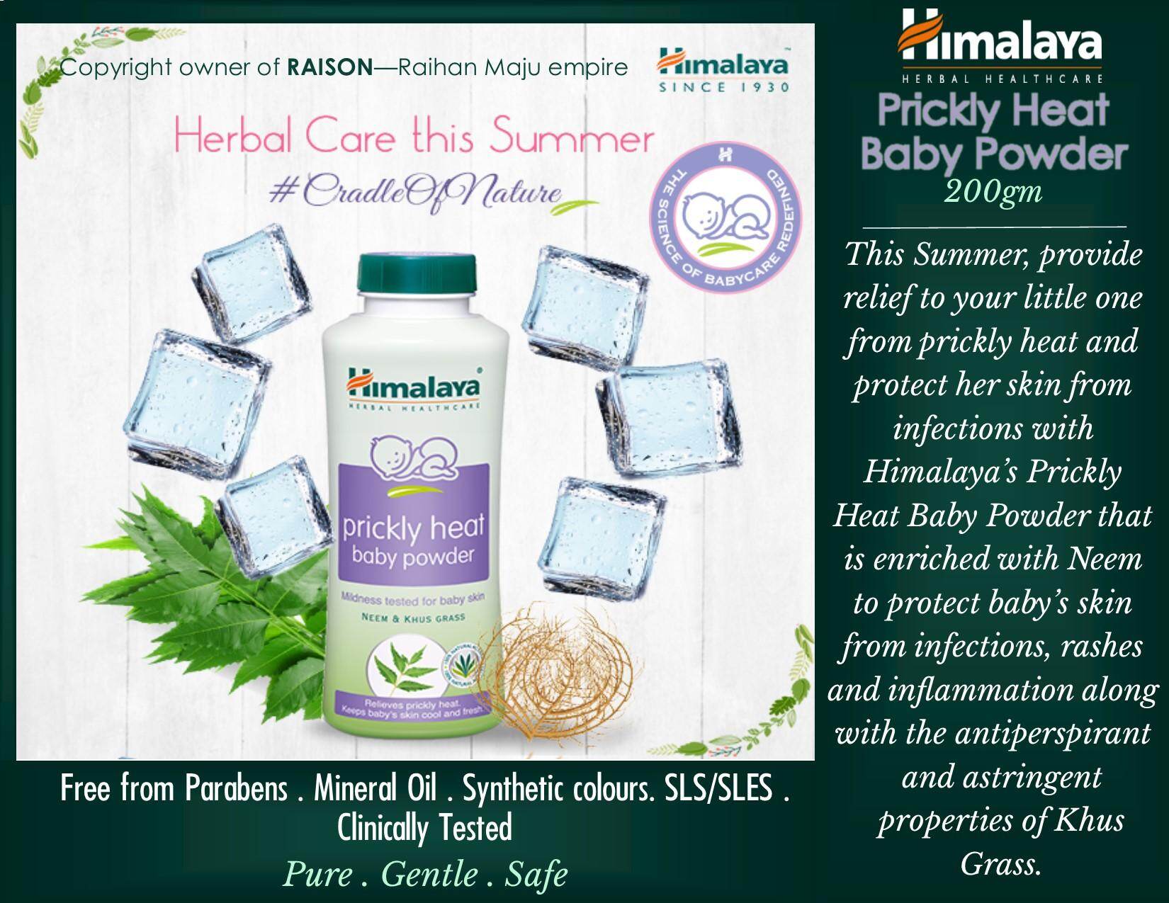 himalaya baby powder for summer