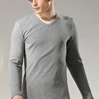 v neck fleece pullover men's