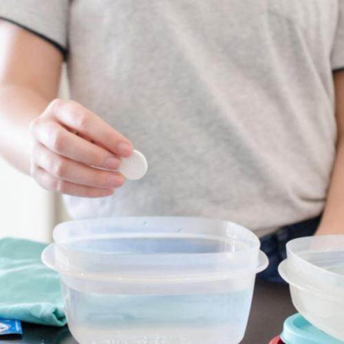 10pcs rắn Sạch Cần gạt kính chắn gió xe ô tô viên nén sủi bọt kính làm sạch Phụ Kiện Xe Hơi