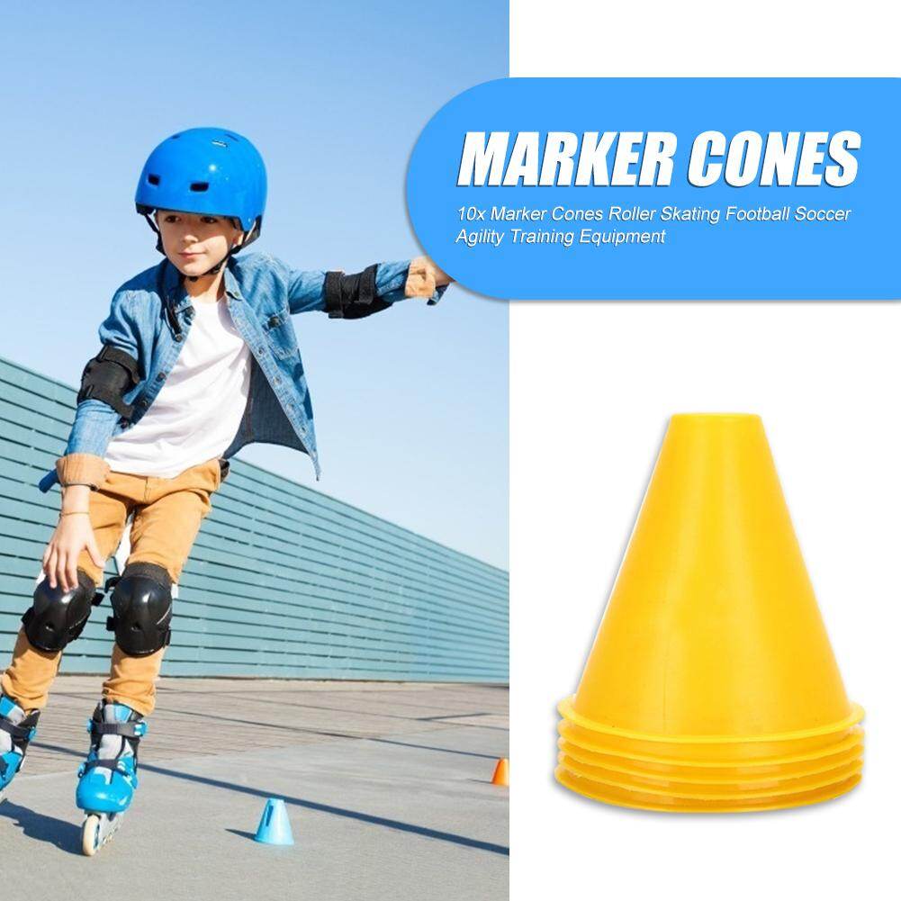 Nón Đánh Dấu Đa Năng, 10 Chiếc/Bộ Dụng Cụ Luyện Tập Nhanh Nhẹn Cho Bóng Đá Và Con Lăn