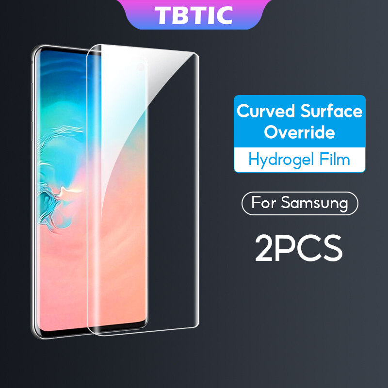 2pcs samsung s24 s24ultra s7edge s8plus s9 note8 9 10plus note20u s10plus 5g s20 u s20plus s21u s22u s23u soft hydrogel film screen protector(not tempered glass)