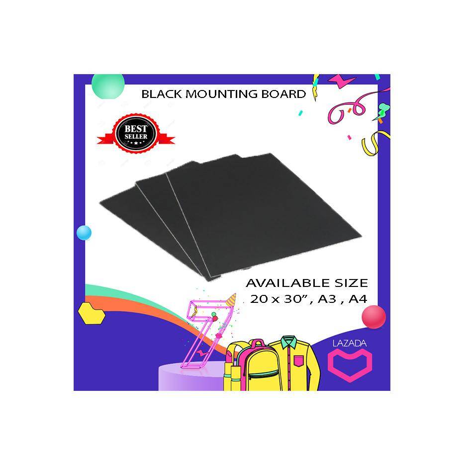 Black Mounting Board A3 Lazada