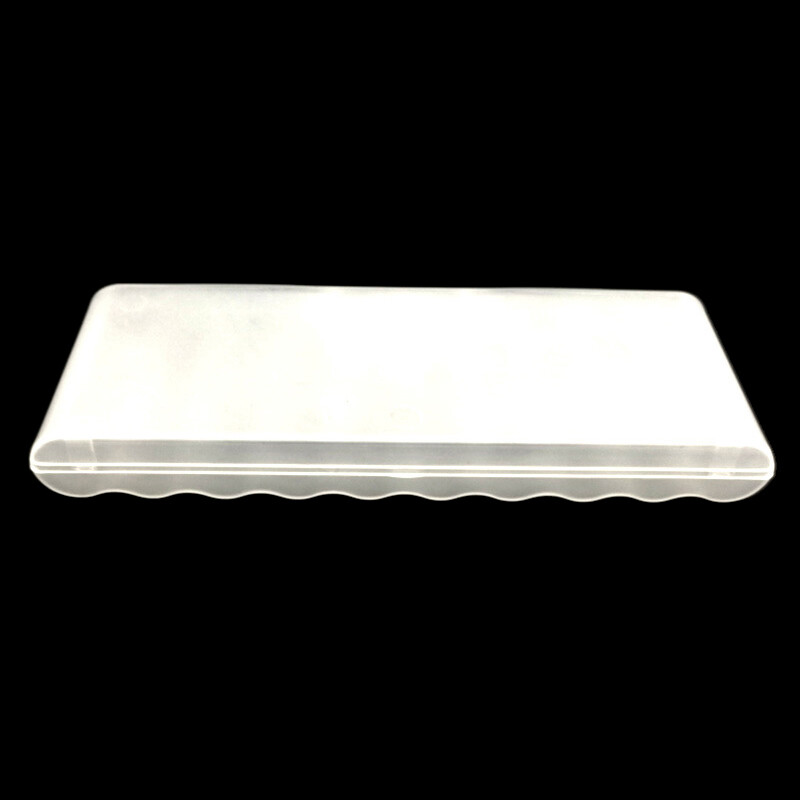Fkend 10 Slot Transparent White Plastic Battery Storage Box Hard Container Holder Case For AA Battery Organizer Accessories
