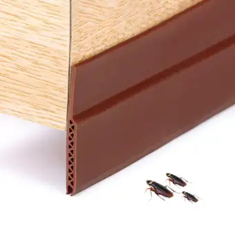 Aolvo Under Door Seal Strip Sweep Door Draft Stopper Self Adhesive
