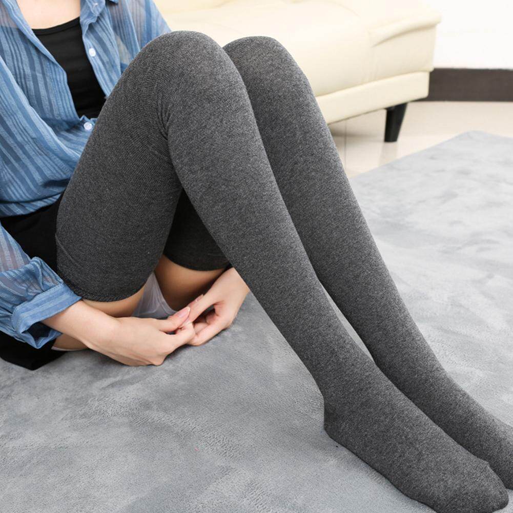 Autumn and winter stockings super long female tall 80cm cotton socks men and women cotton thigh socks over the knee long high socks