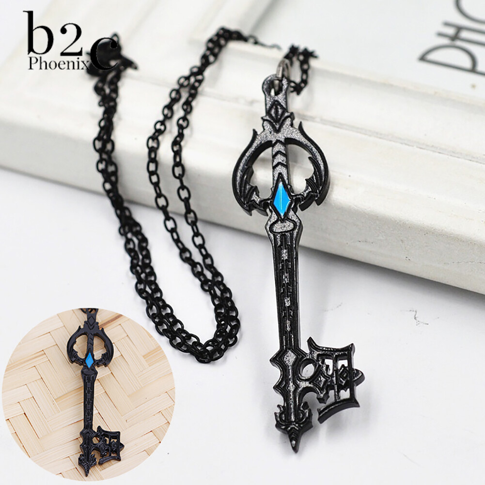Phoenix B2C Kingdom Hearts Oblivion Keyblade Pendant Anime Necklace Gift Men Women Jewelry
