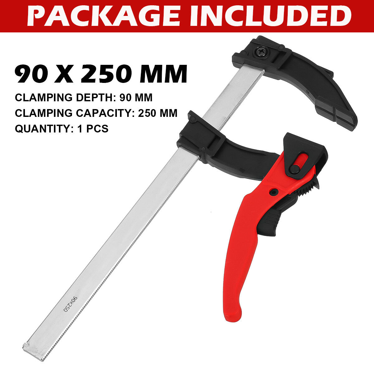 Quick Release FClamp Track Saw Guide Rail Clamp For MFT and Guide Rail