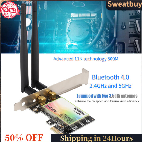 Bảng giá Bộ Điều Hợp WiFi Không Dây Thẻ Mạng LAN Bluetooth4.0 300Mbps Cho Windows 7/8.1/10 Phong Vũ