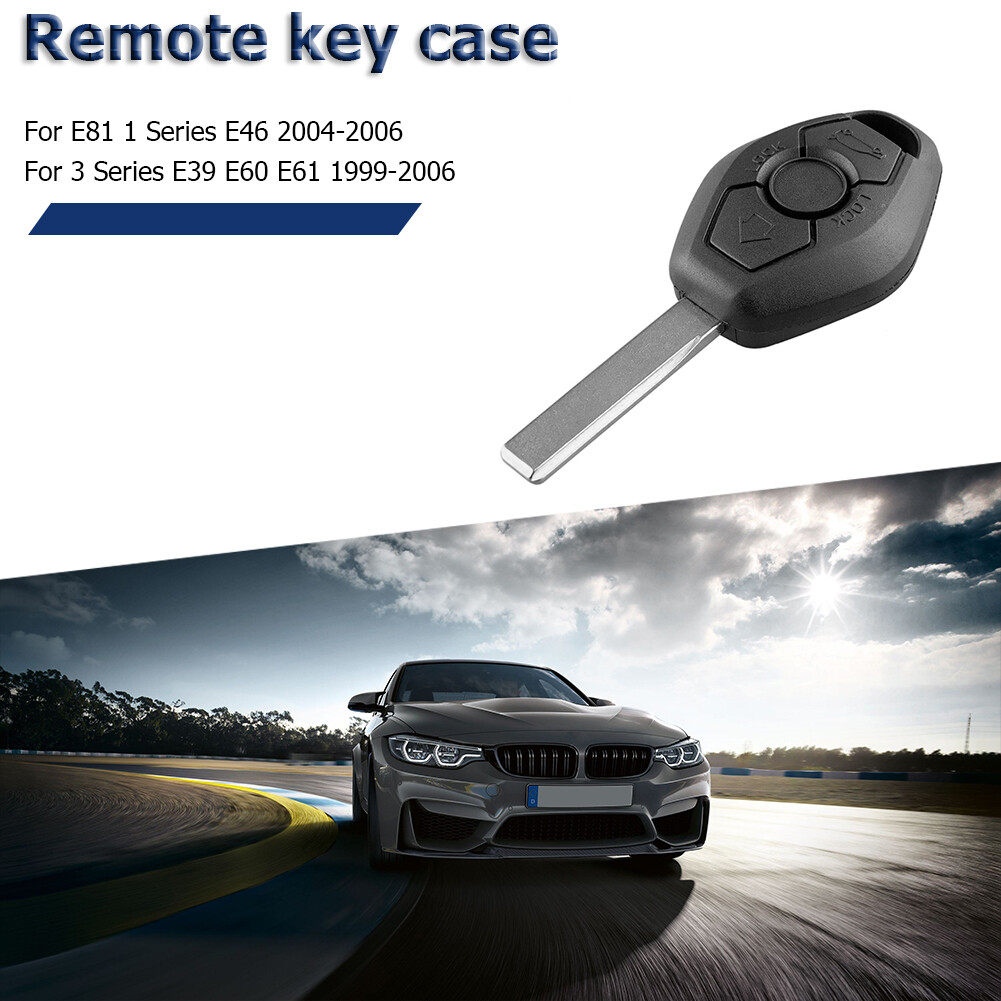 Vỏ Bọc Chìa Khóa Xe Hơi Điều Khiển Từ Xa 3 Nút Vỏ Thay Thế Cho BMW E81 E46 E39 E60