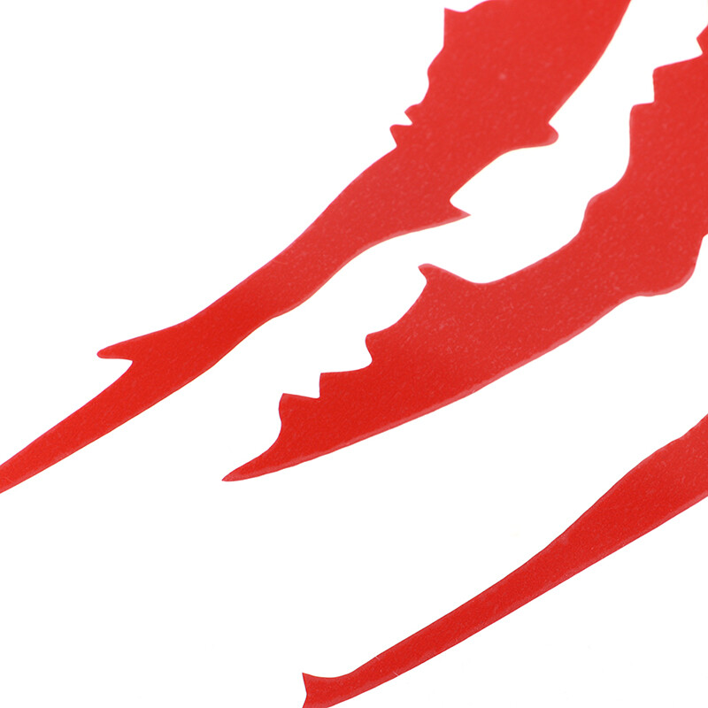 NEW ARRIVAL Car Stickers Reflective Monster Claw Marks Scratch Stripe Marks Headlight Decal