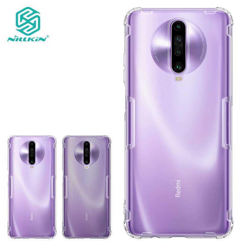 Nillkin Luxury Soft Silicone Case for Xiaomi Redmi K30 and K30 5G and Poco X2 Phone Cases Transparent TPU Silicone Clear Shockproof Back Cover