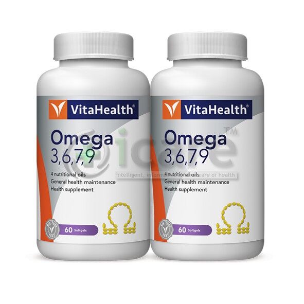 Vitahealth Omega 3,6,7,9 60's x 2 | Lazada