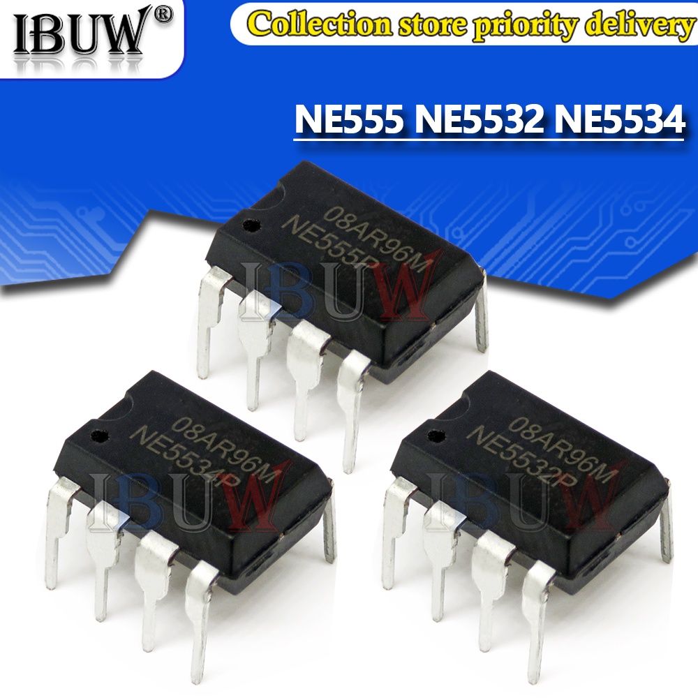 10pcs dip8 ne555p ne5532p ne5534p dip ne555 ne5532 ne5534 芯片