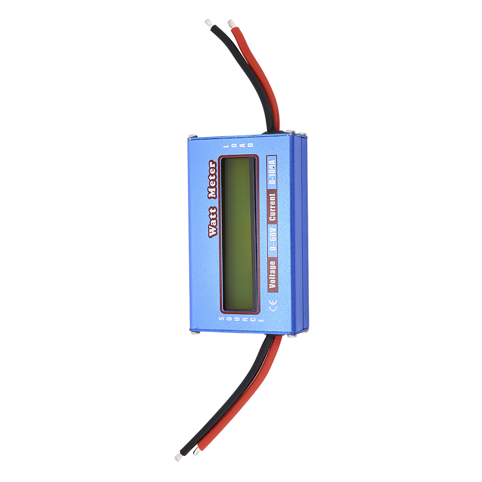 Wattmeter DC 60V 100A Watt Meter Dynamometer Power Meter RC Digital Power Checker Used in DC Circuits Solar System Boat/RV & Battery Backup Systems