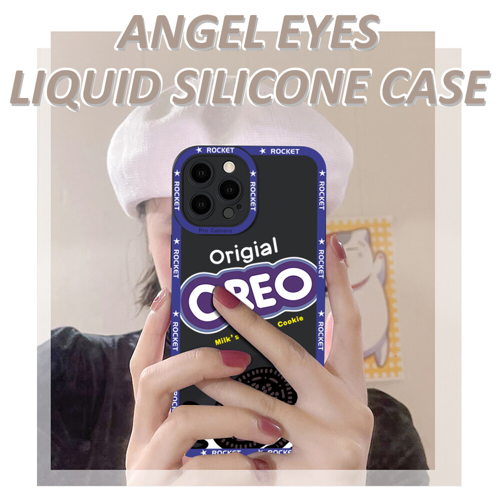 Hontinga Casing Case For Samsung Galaxy Note 20 Note20 Ultra Case Popular Cookies Square Soft Silicone Full Cover Camera Protection Shockproof Rubber Cases Back Cover Phone Casing Softcase For Boys Girls