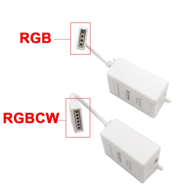 Tuya Zigbee Smart Led Controller for Light Strip 5V-24V Compatible ZHA Zigbee2MQTT Tasmota Alexa Home