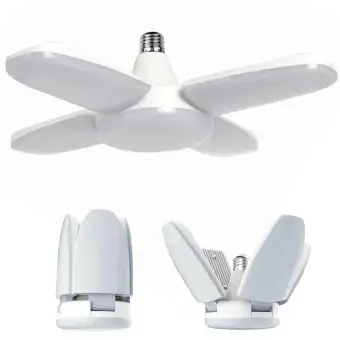 Futureten Led Deformable Lamp E27 B22 Led Garage Light 4 Fan