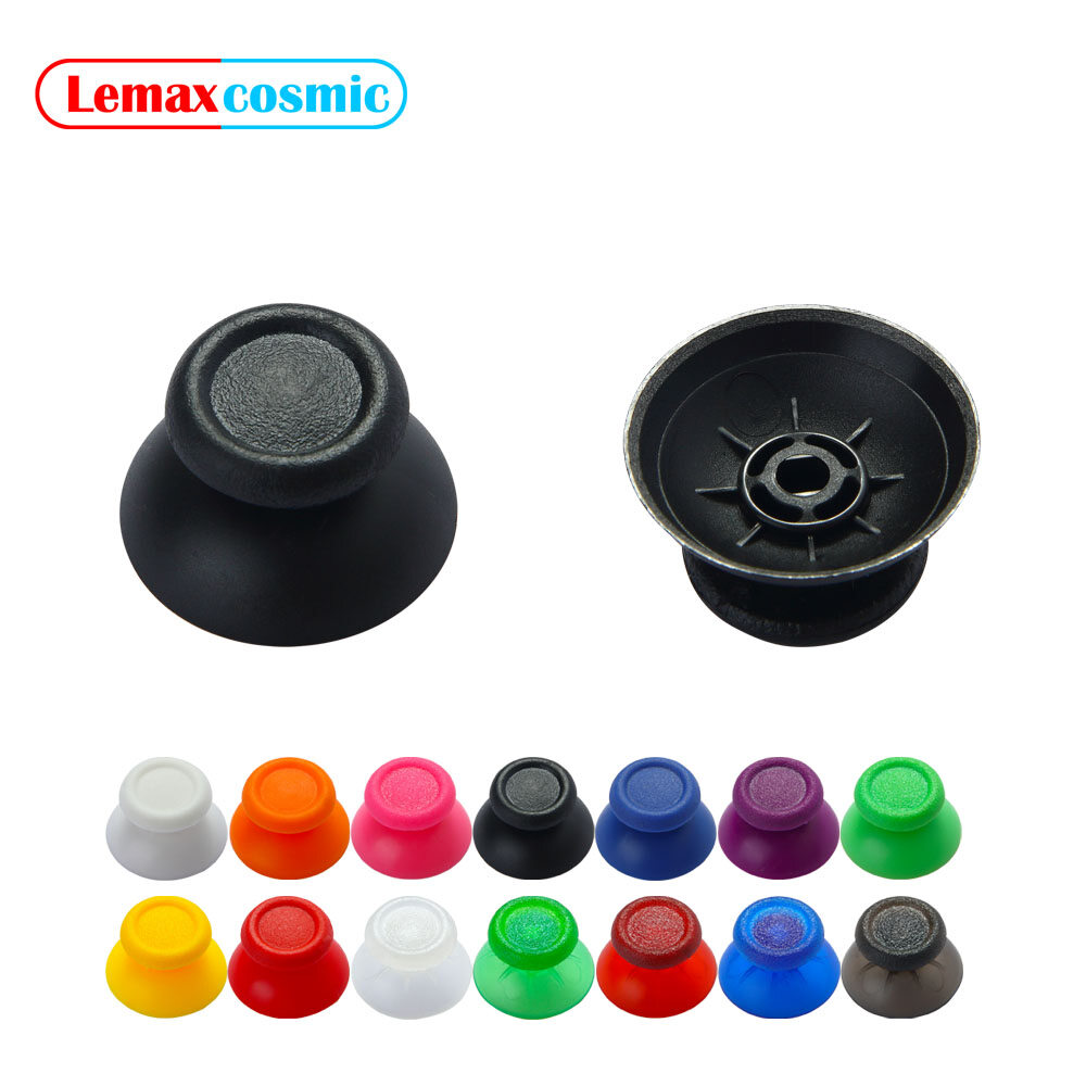 2pcs Controller 3D Thumb Sticks Replace Caps Joystick Thumbstick Cap Mushroom Head Rocker Replacement For Sony PlayStation 4 PS4