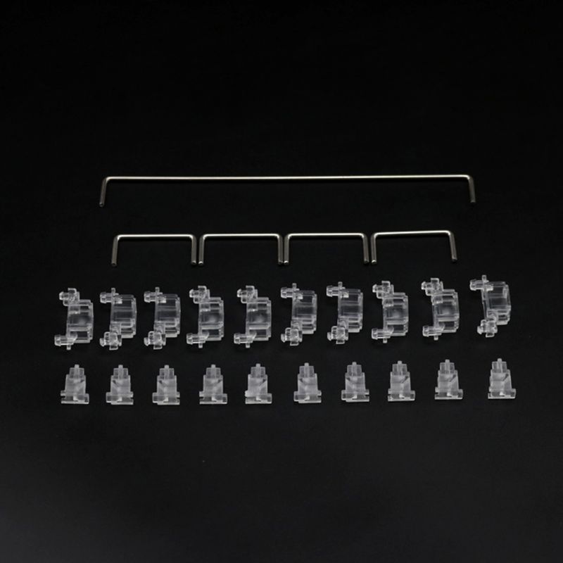 Bàn phím cơ oem 60% 87 hộp ổn định gắn pcb công tắc cherry mx, tấm ổn định chìa khóa điều chỉnh 6.25u