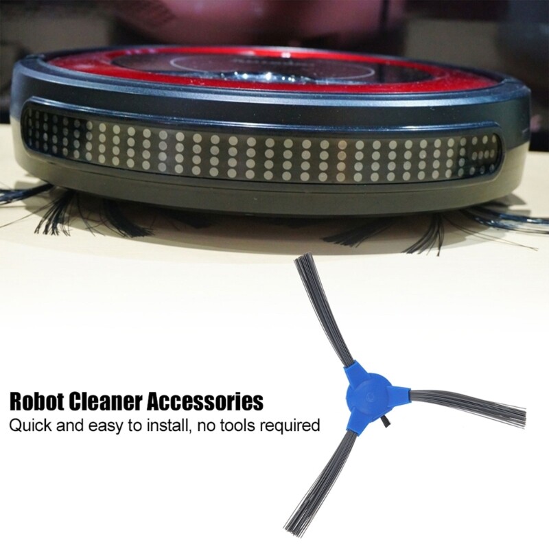 [Hàng có sẵn] 8 cái robot thay thế Dụng cụ quét nhựa Robot quét nhà Bàn Chải Bên