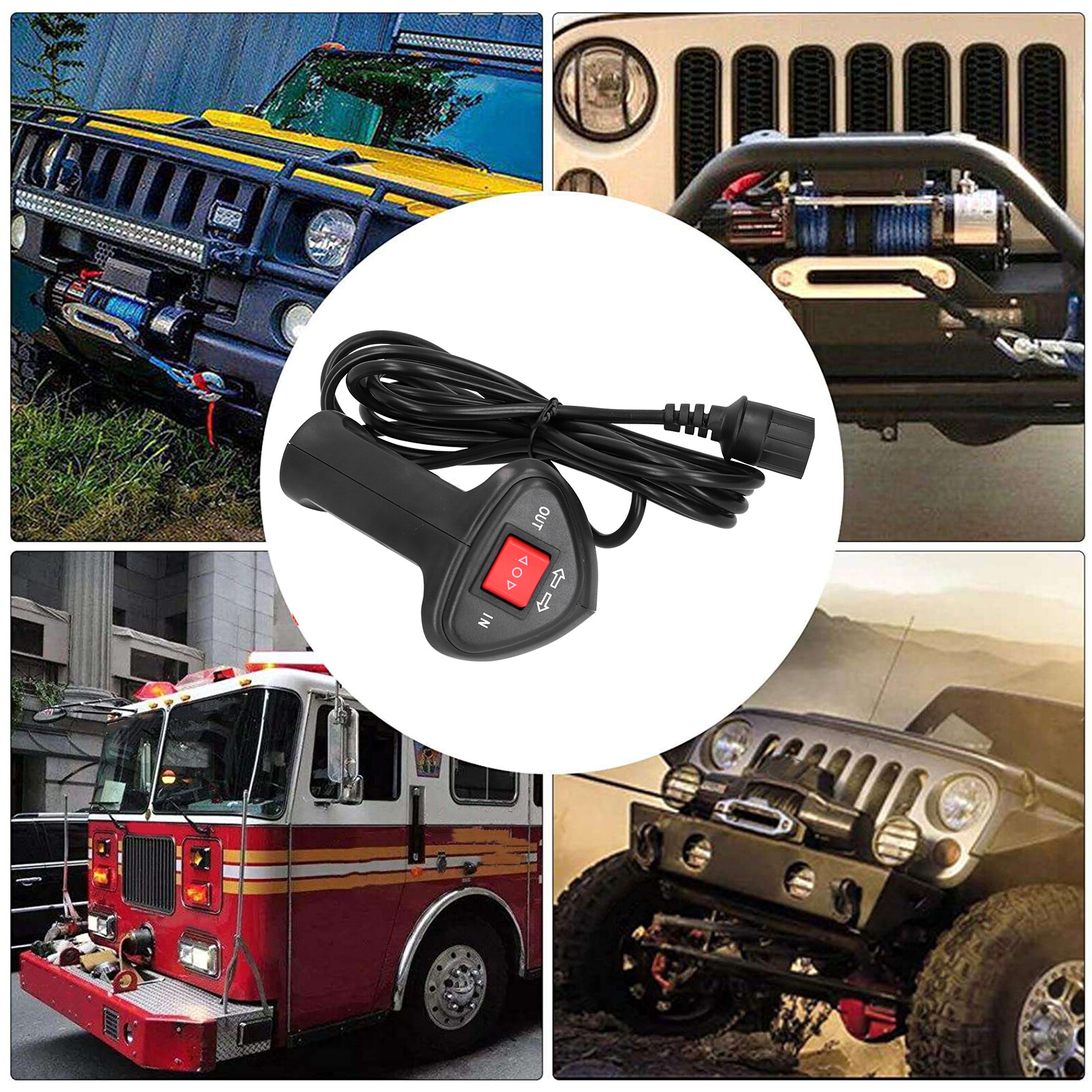 Winch Controller Ergonomic Design Work for Long Time for Indoor